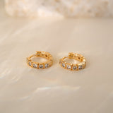 Rae Geometric Huggies - Wander + Lust Jewelry