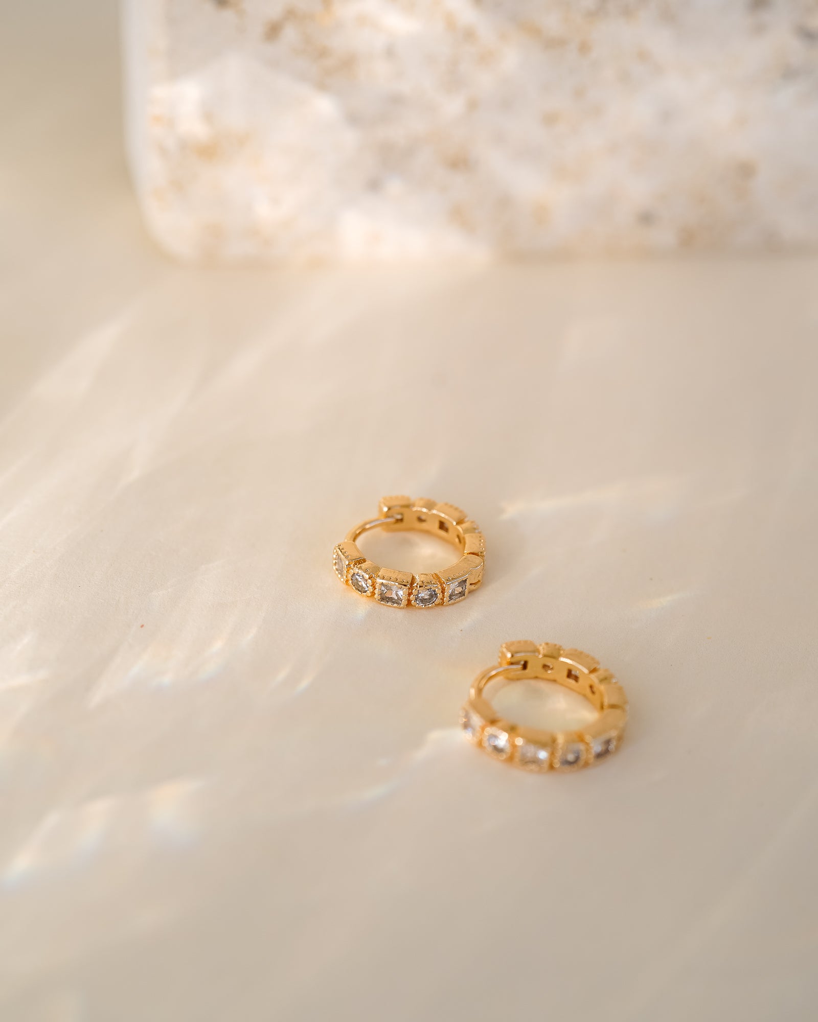 Rae Geometric Huggies - Wander + Lust Jewelry