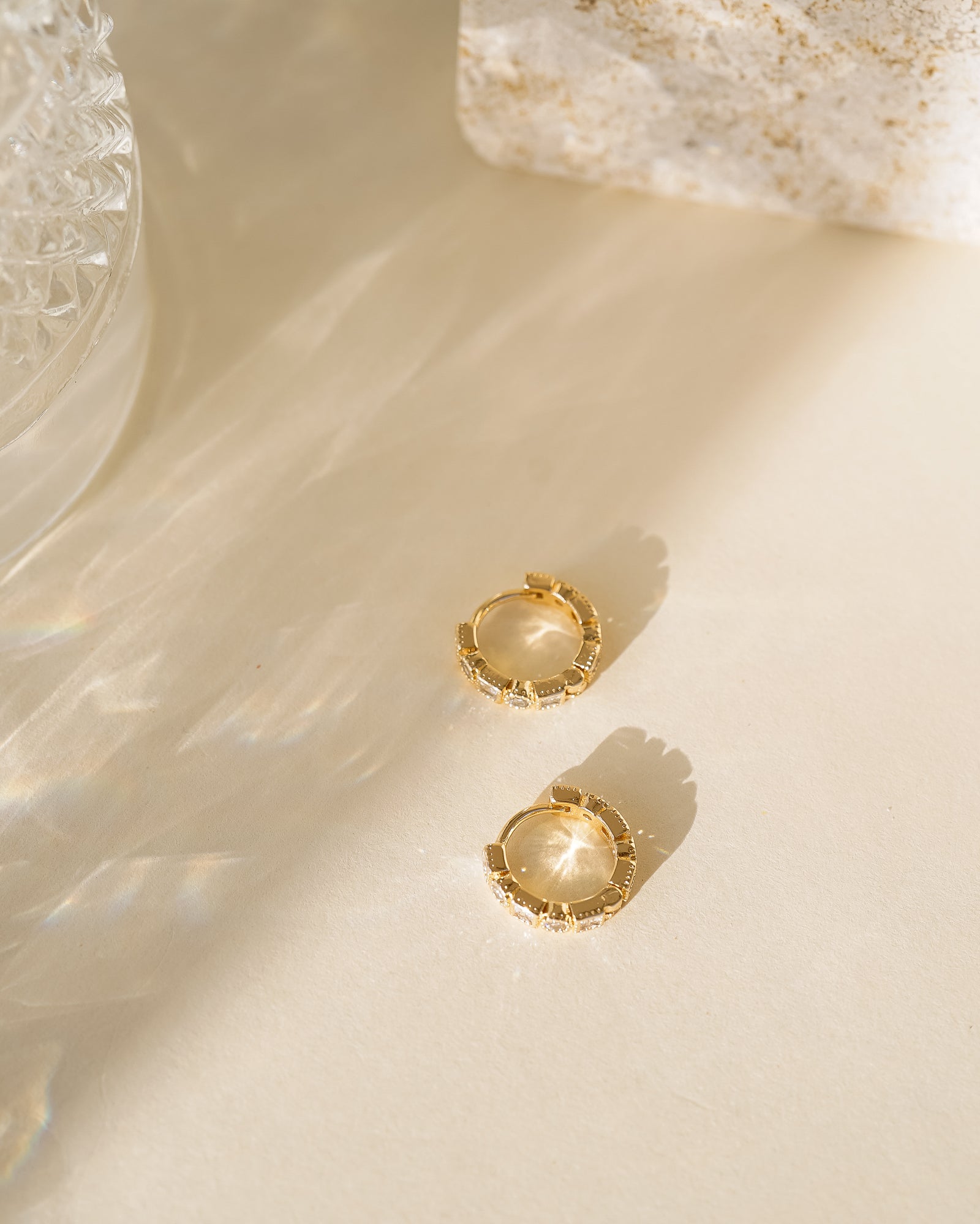 Rae Geometric Huggies - Wander + Lust Jewelry