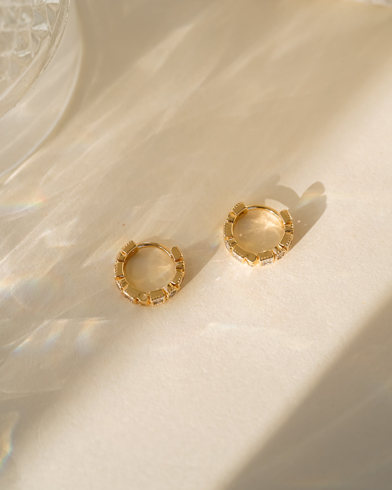 Rae Geometric Huggies - Wander + Lust Jewelry
