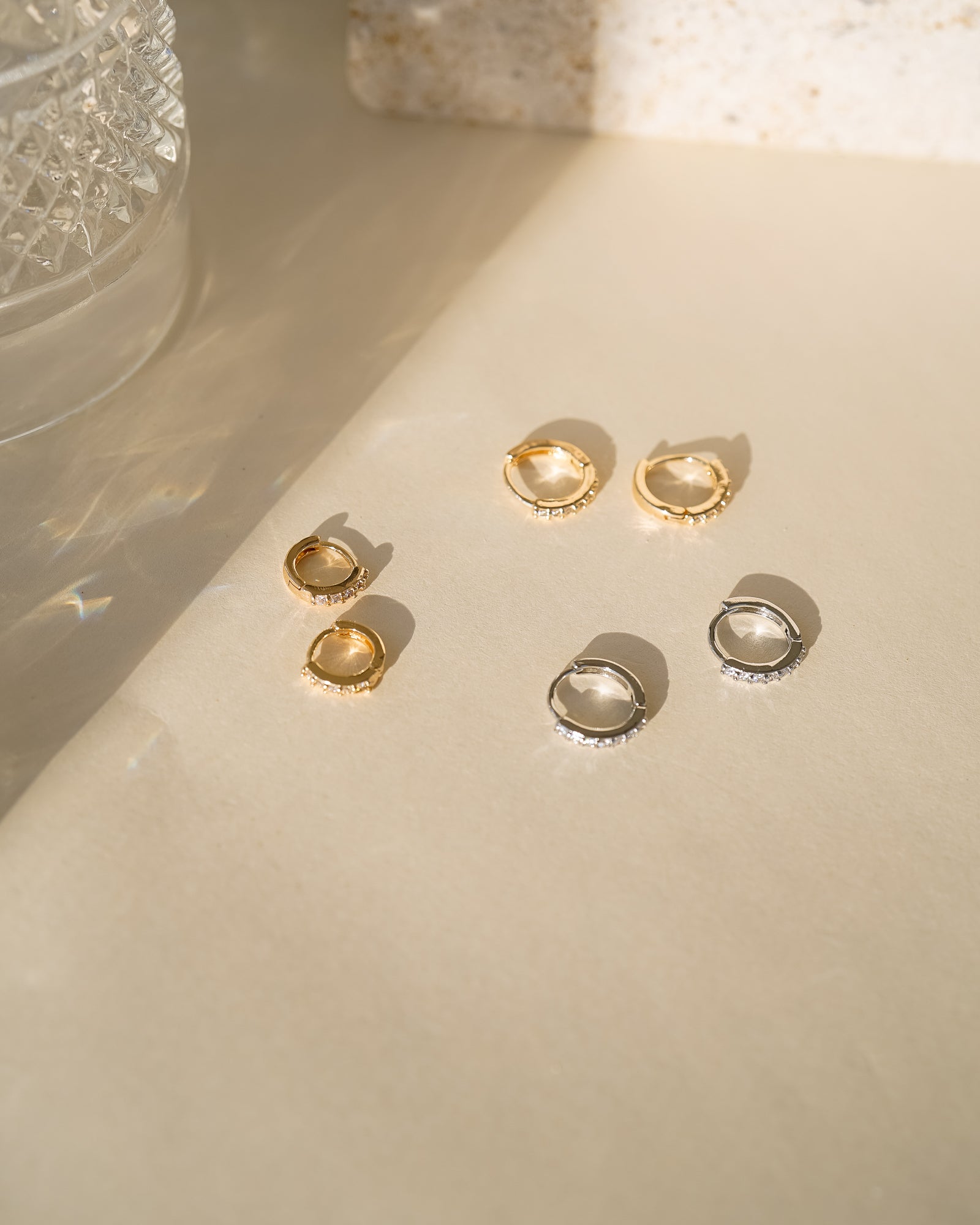 Ava Tiny Hoops - Wander + Lust Jewelry