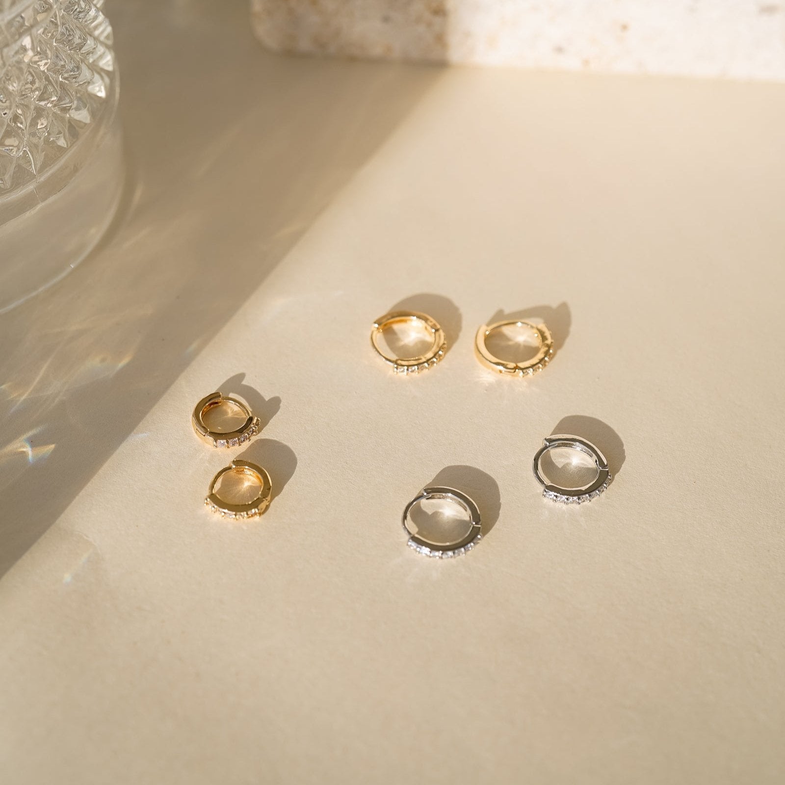 Ava Tiny Hoops - Wander + Lust Jewelry