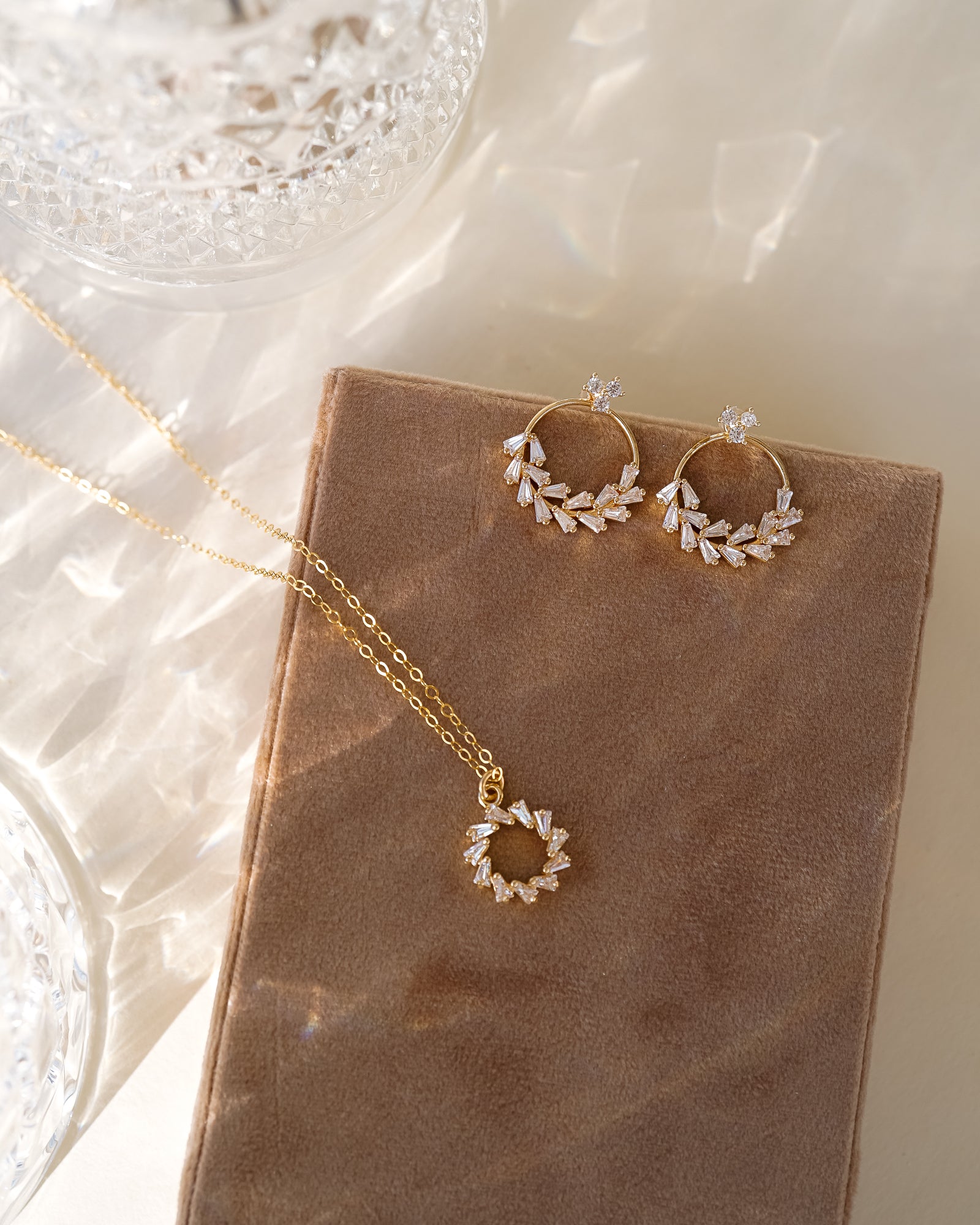 Adeline Wreath Ear Jackets - Wander + Lust Jewelry