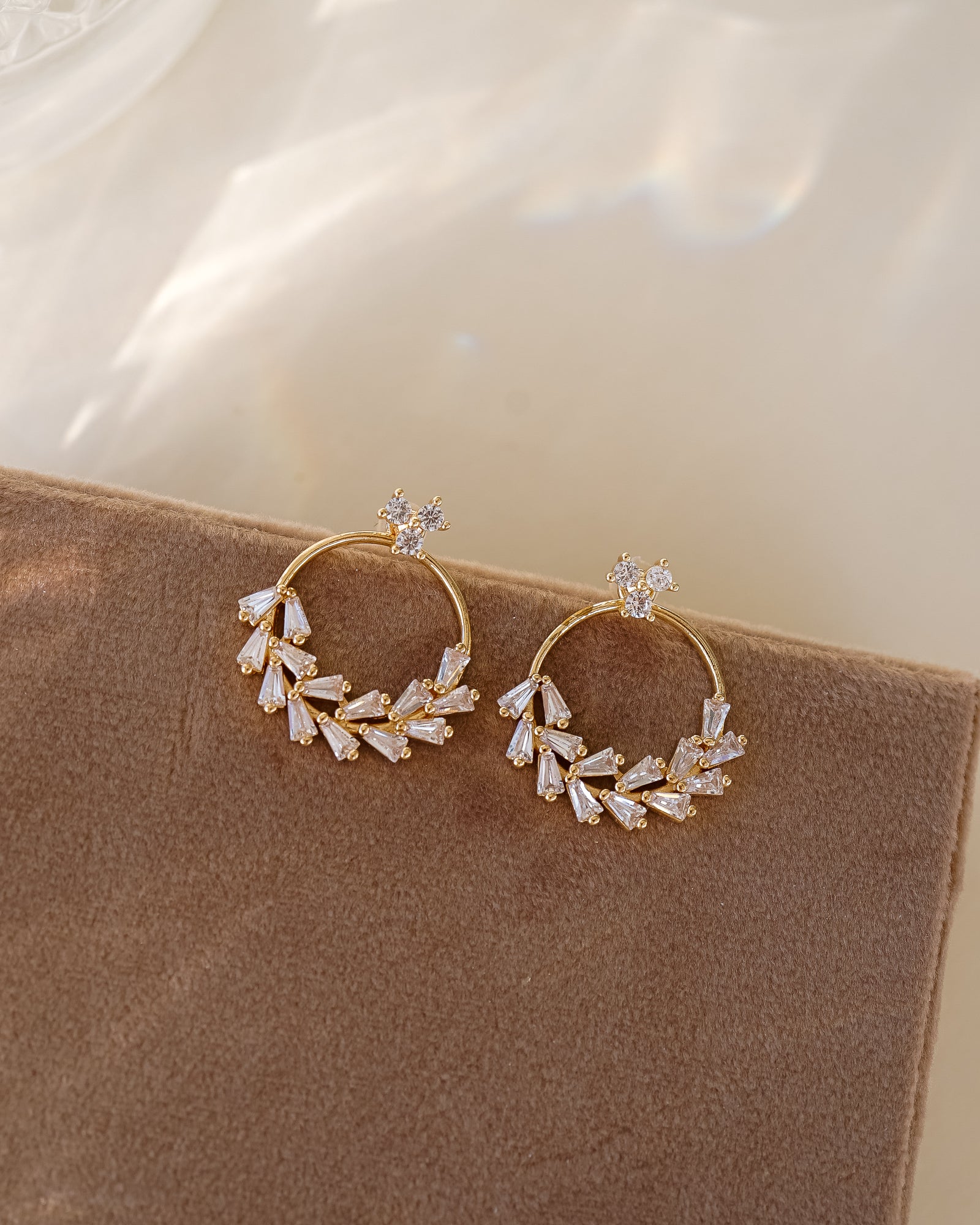 Adeline Wreath Ear Jackets - Wander + Lust Jewelry
