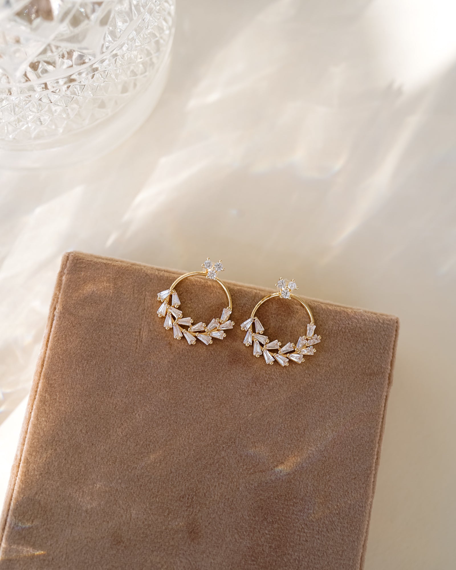 Adeline Wreath Ear Jackets - Wander + Lust Jewelry