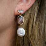 Arabella Pink Drop Earrings - Wander + Lust Jewelry