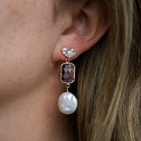 Arabella Pink Drop Earrings - Wander + Lust Jewelry