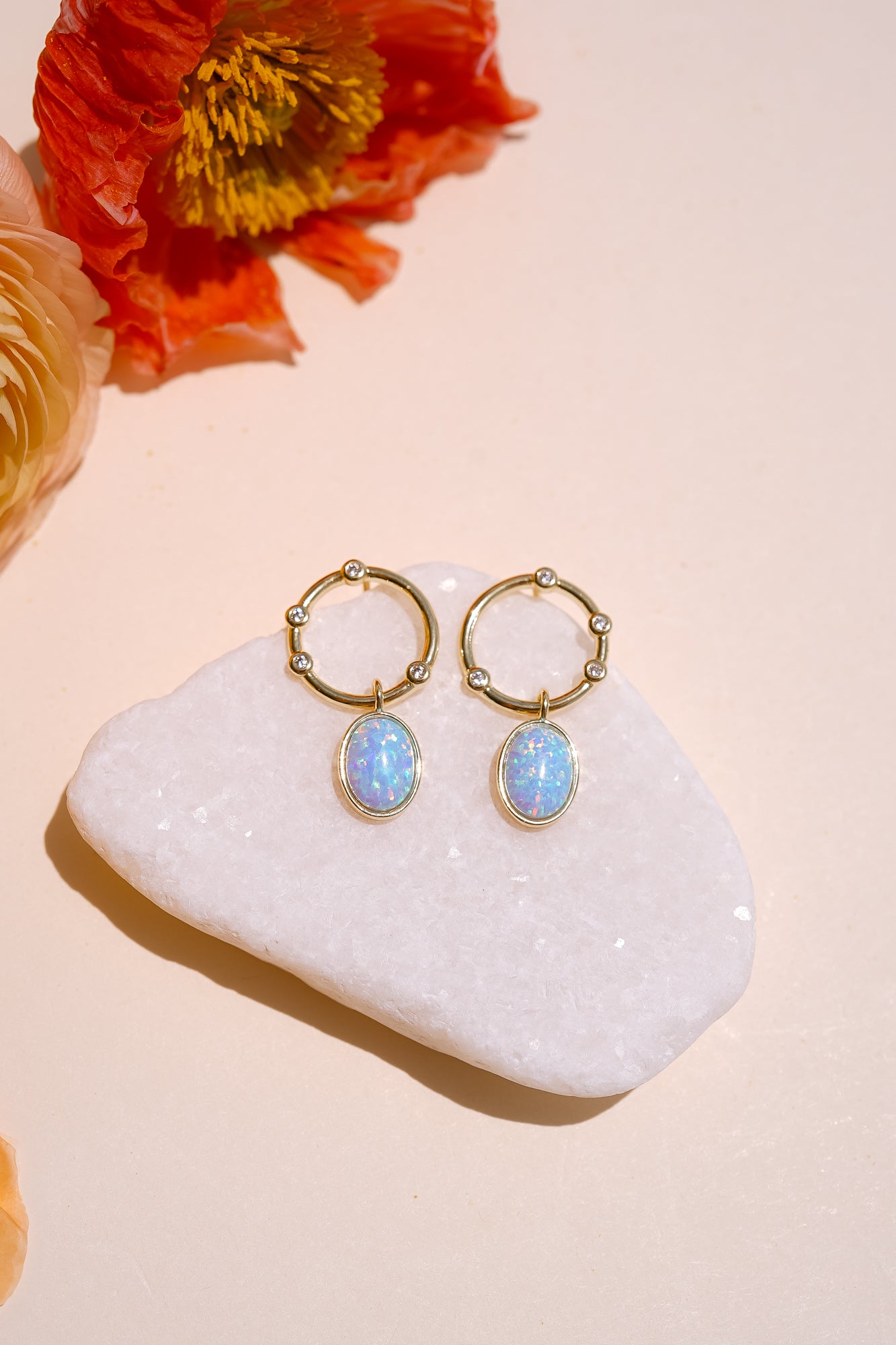 Orbital Glow Opal Drops - Wander + Lust Jewelry