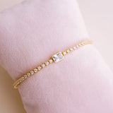 Amelia Brilliant Cut Tennis Bracelet - Wander + Lust Jewelry