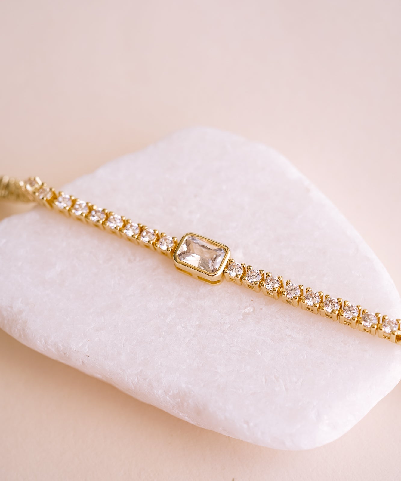 Amelia Brilliant Cut Tennis Bracelet - Wander + Lust Jewelry