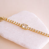 Amelia Brilliant Cut Tennis Bracelet - Wander + Lust Jewelry
