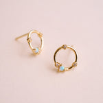 Orbital Glow Opal Studs - Wander + Lust Jewelry