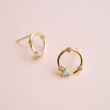 Orbital Glow Opal Studs - Wander + Lust Jewelry