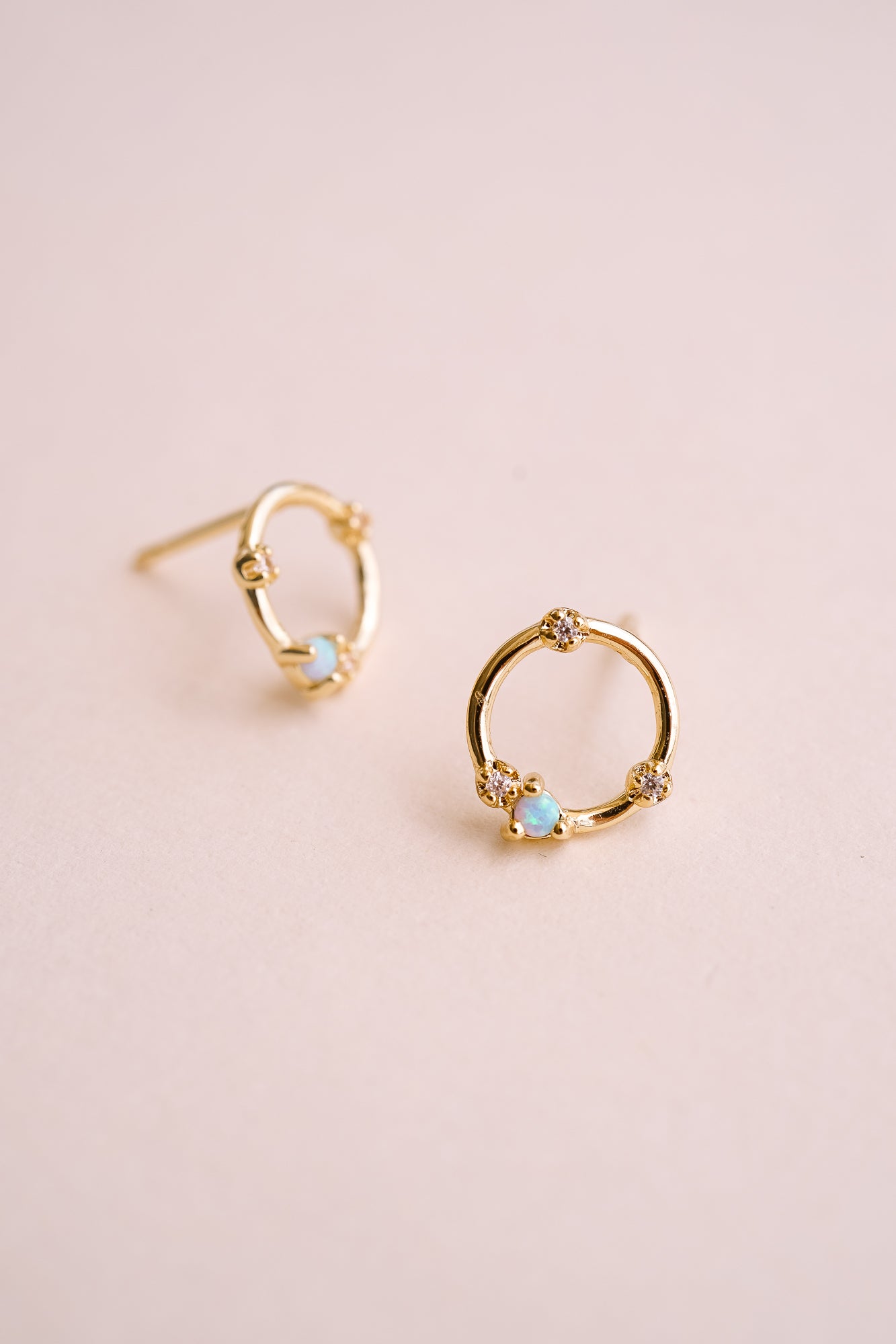 Orbital Glow Opal Studs - Wander + Lust Jewelry