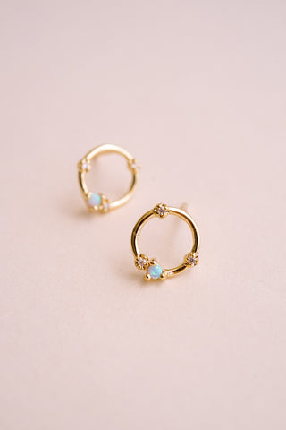 Orbital Glow Opal Studs