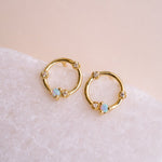 Orbital Glow Opal Studs - Wander + Lust Jewelry