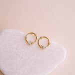 Orbital Glow Opal Studs - Wander + Lust Jewelry