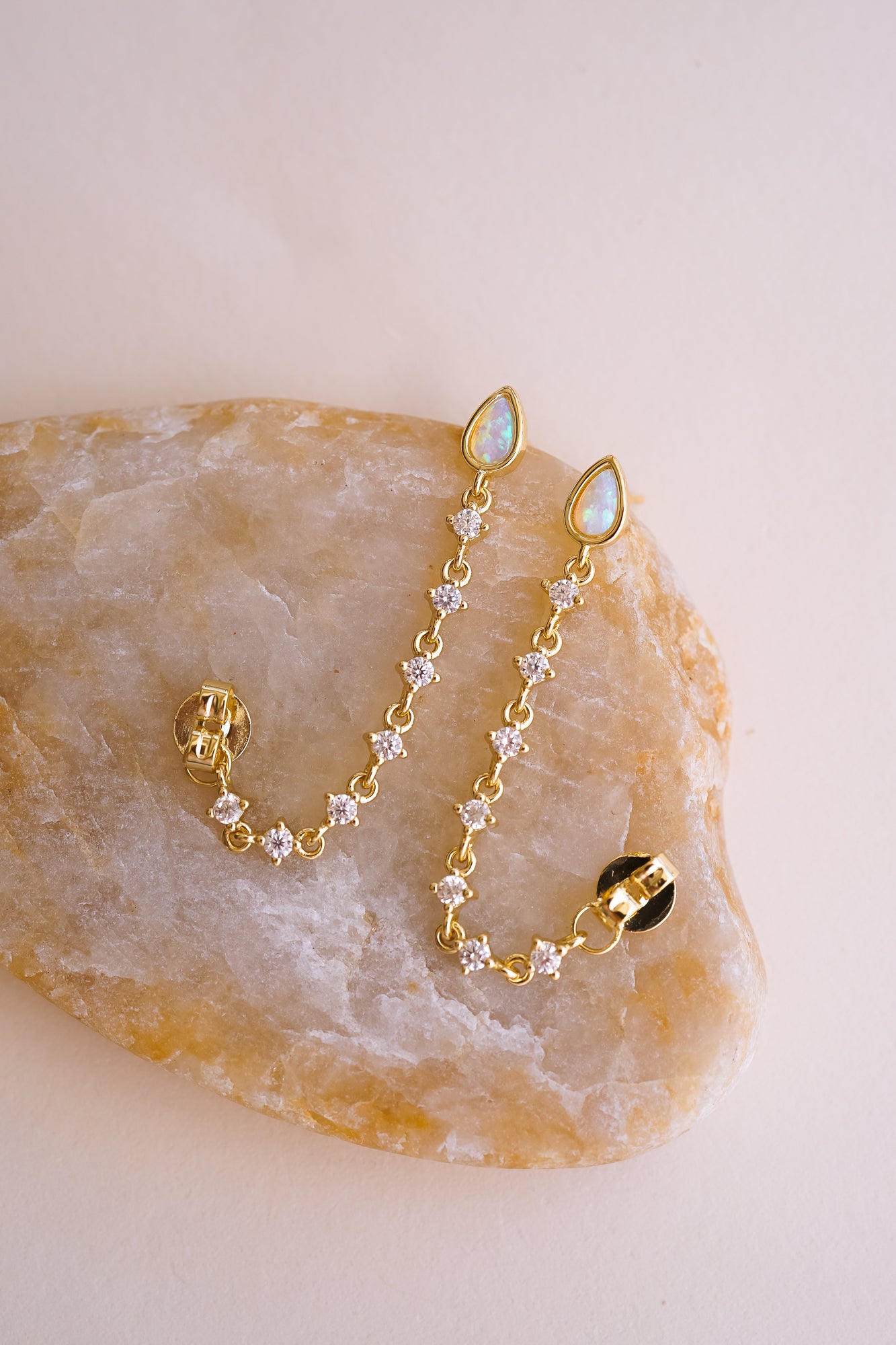 Mystic Glow Opal Dangles - Wander + Lust Jewelry