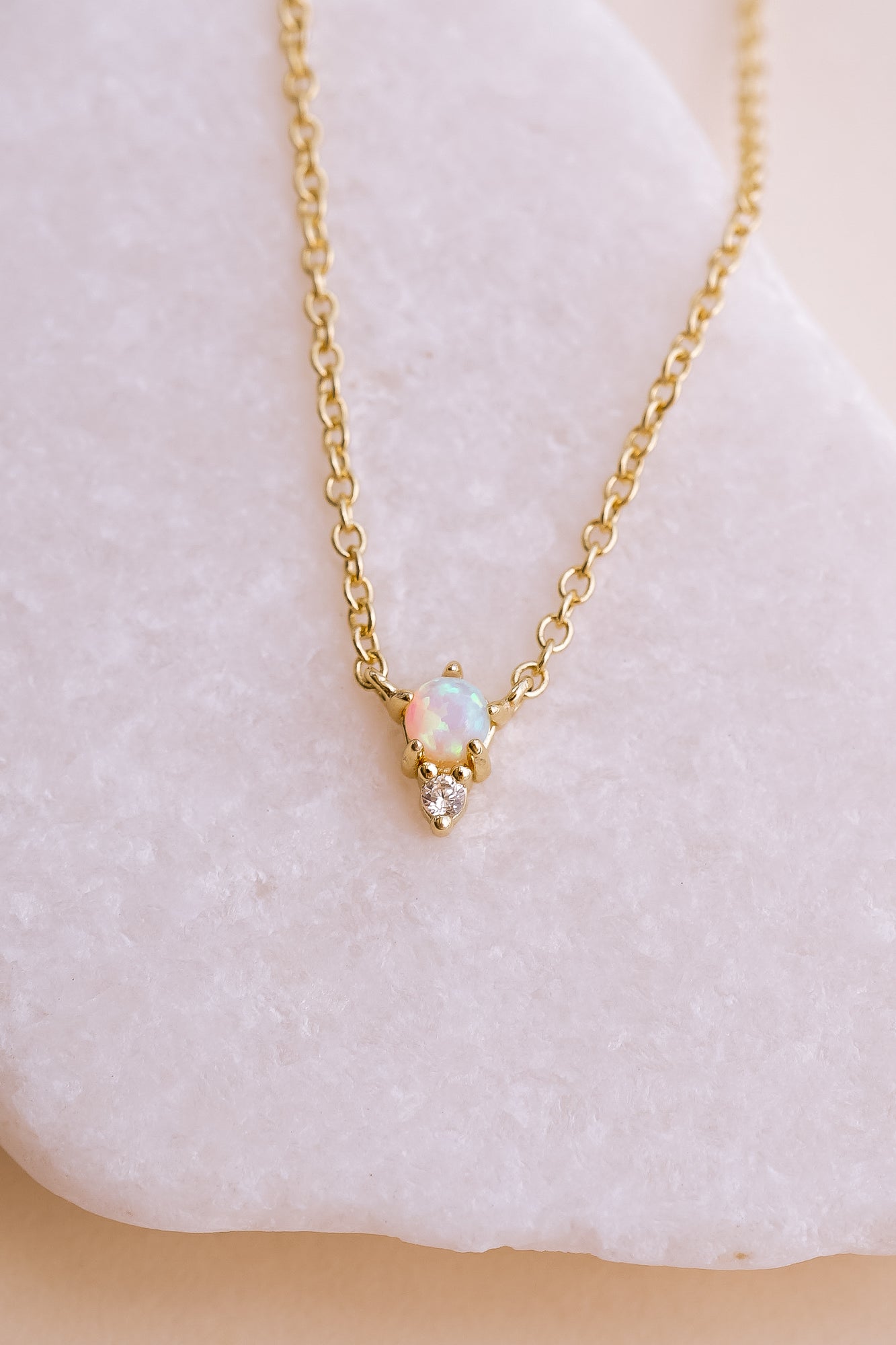 Odessa Opal Necklace - Wander + Lust Jewelry