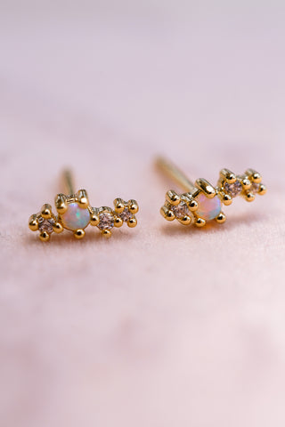 Odessa Opal Cluster Studs