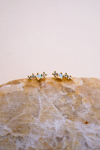 Odessa Opal Cluster Studs