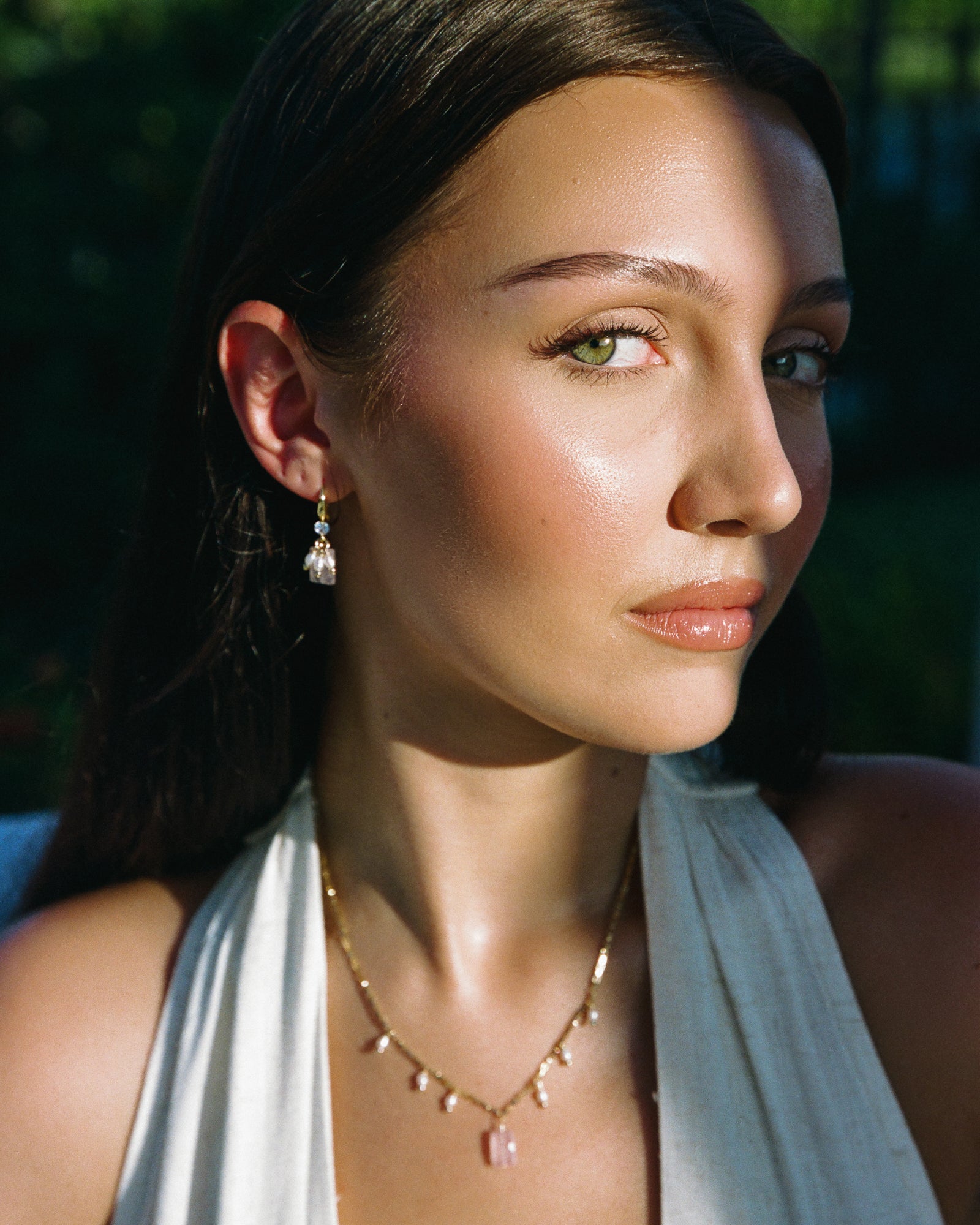 Coco Rose Quartz & Pearl Drop Earrings - Wander + Lust Jewelry