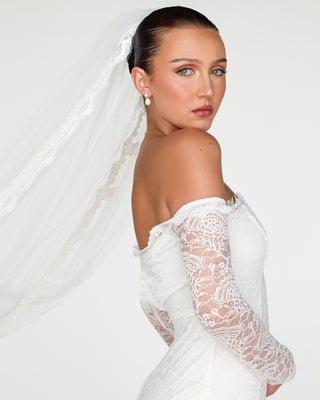 Evelyn Teardrop Pearl Earrings