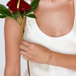 Primrose Peach Bracelet - Wander + Lust Jewelry
