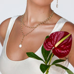 Hannah Pearl Layered Necklace - Wander + Lust Jewelry