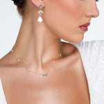 Something Blue Pearl Necklace - Wander + Lust Jewelry