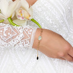 Liliana Blue Bridal Bracelet - Wander + Lust Jewelry