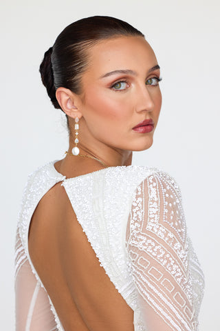 Isabelle Pearl Drop Earrings