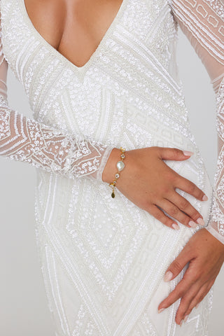 Isabelle Pearl Bridal Bracelet