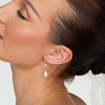 Laurel Teardrop Pearl Earrings - Wander + Lust Jewelry