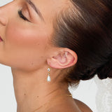 Laurel Teardrop Pearl Earrings - Wander + Lust Jewelry