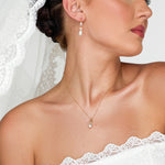 Laurel Teardrop Pearl Earrings - Wander + Lust Jewelry