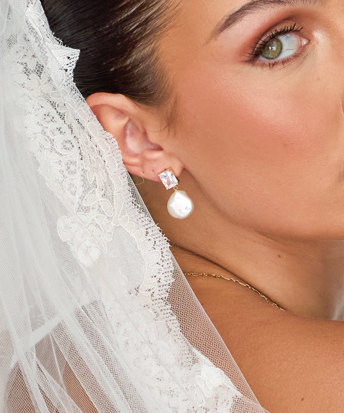 Sofia Pearl Drop Earrings - Wander + Lust Jewelry