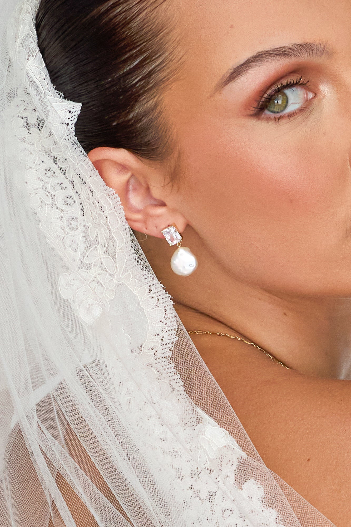 Sofia Pearl Drop Earrings - Wander + Lust Jewelry