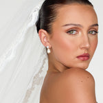 Evelyn Teardrop Pearl Earrings - Wander + Lust Jewelry