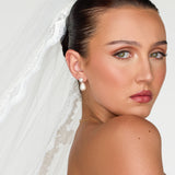 Evelyn Teardrop Pearl Earrings - Wander + Lust Jewelry