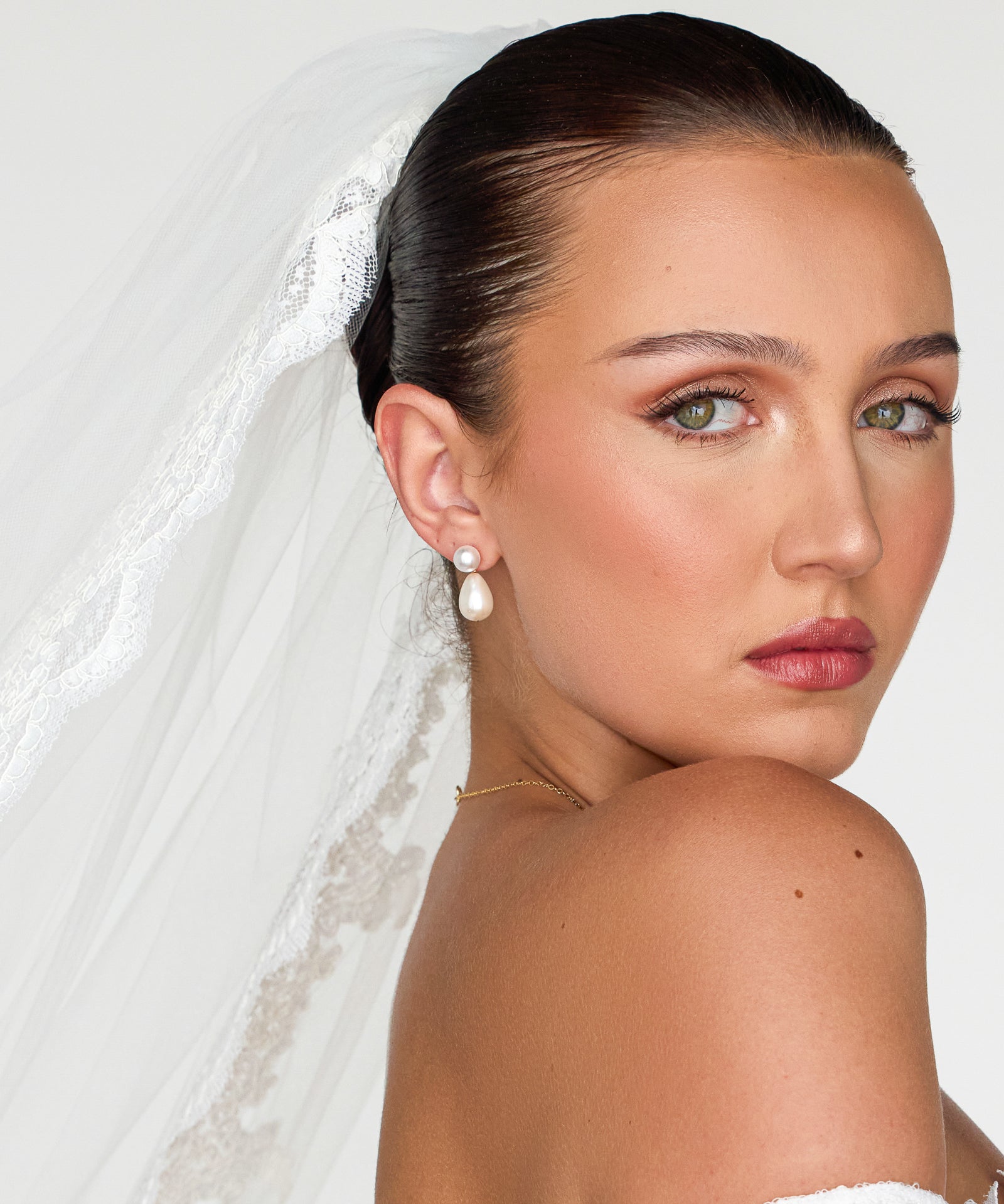 Evelyn Teardrop Pearl Earrings - Wander + Lust Jewelry