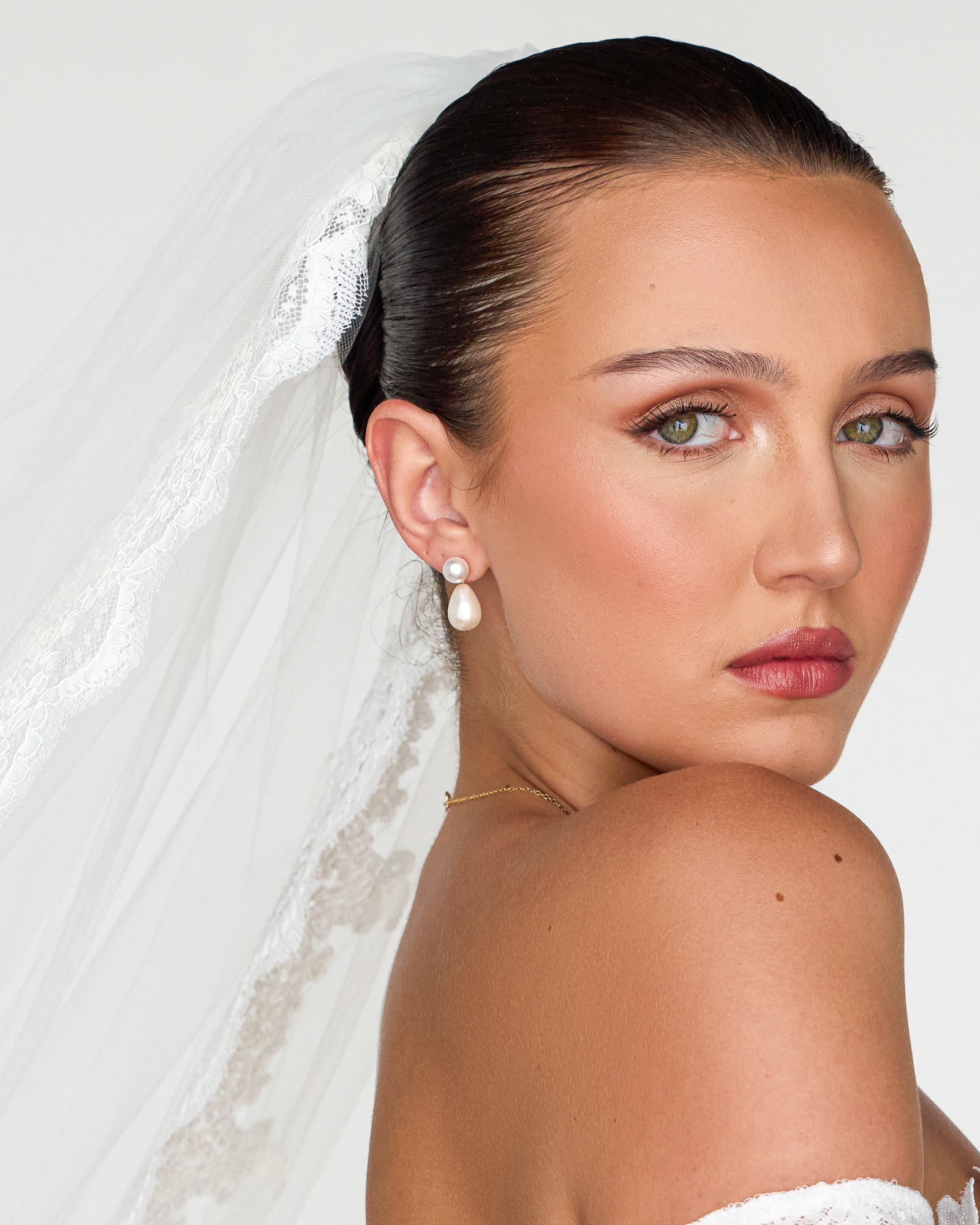 Evelyn Teardrop Pearl Earrings - Wander + Lust Jewelry