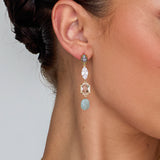 Ever After Blue Drop Bridal Earrings - Wander + Lust Jewelry