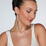 Ever After Blue Drop Bridal Earrings - Wander + Lust Jewelry