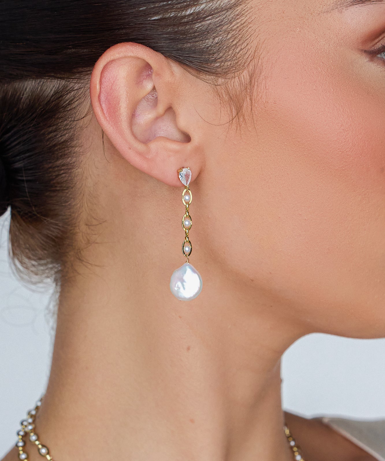Hannah Pearl Drop Earrings - Wander + Lust Jewelry
