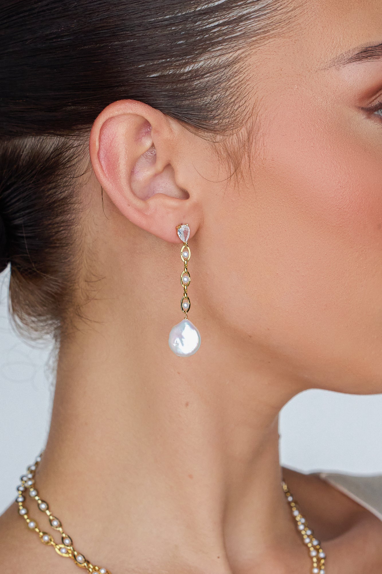 Hannah Pearl Drop Earrings - Wander + Lust Jewelry