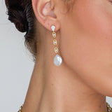 Hannah Pearl Drop Earrings - Wander + Lust Jewelry