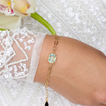 Liliana Blue Bridal Bracelet - Wander + Lust Jewelry