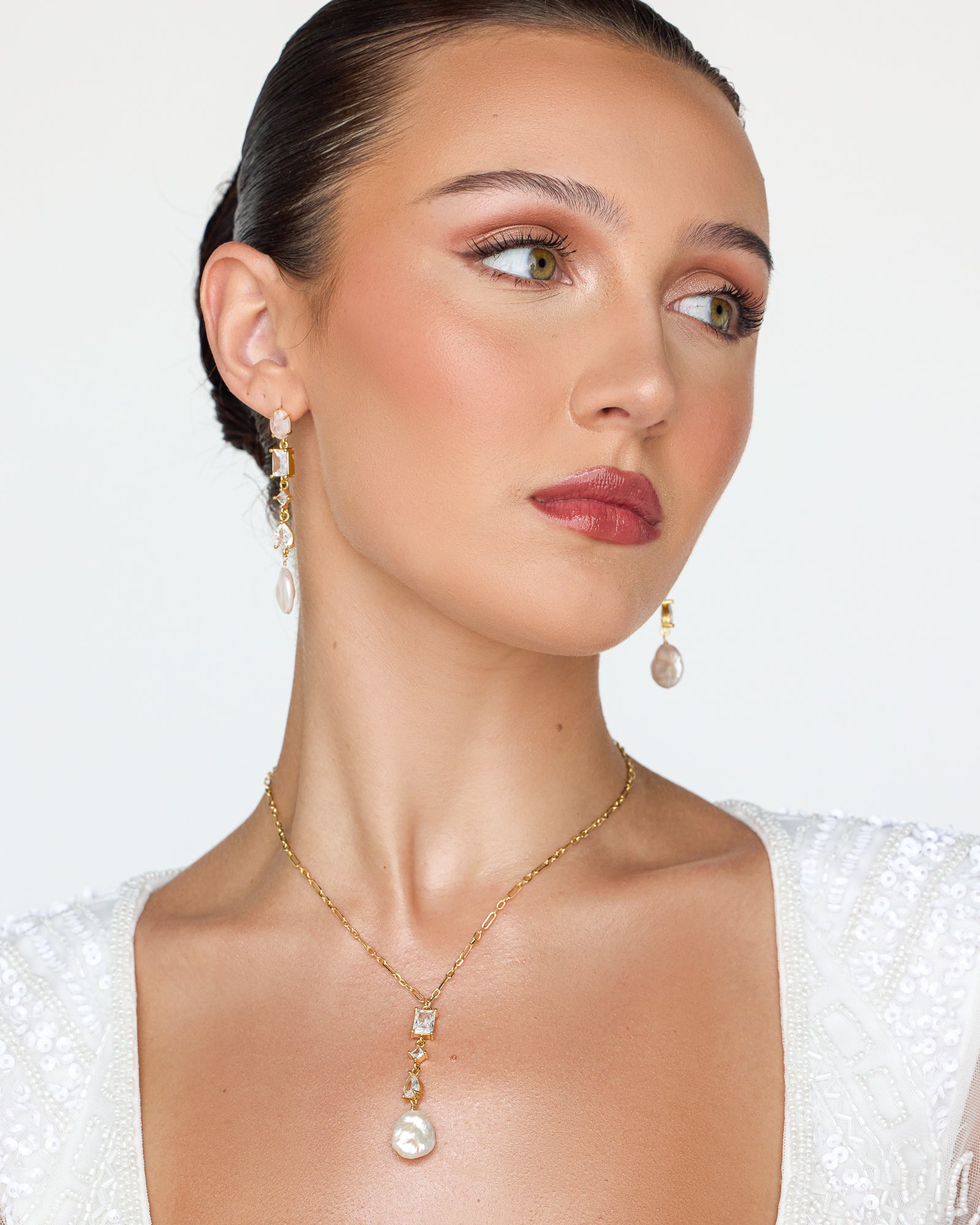 Isabelle Pearl Drop Earrings - Wander + Lust Jewelry