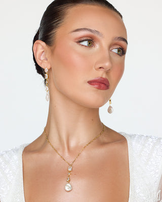 Isabelle Pearl Drop Earrings